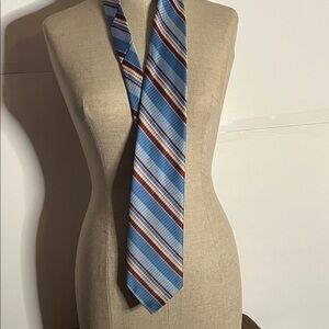 😄Vintage polyester wild 70’s tie stripes
